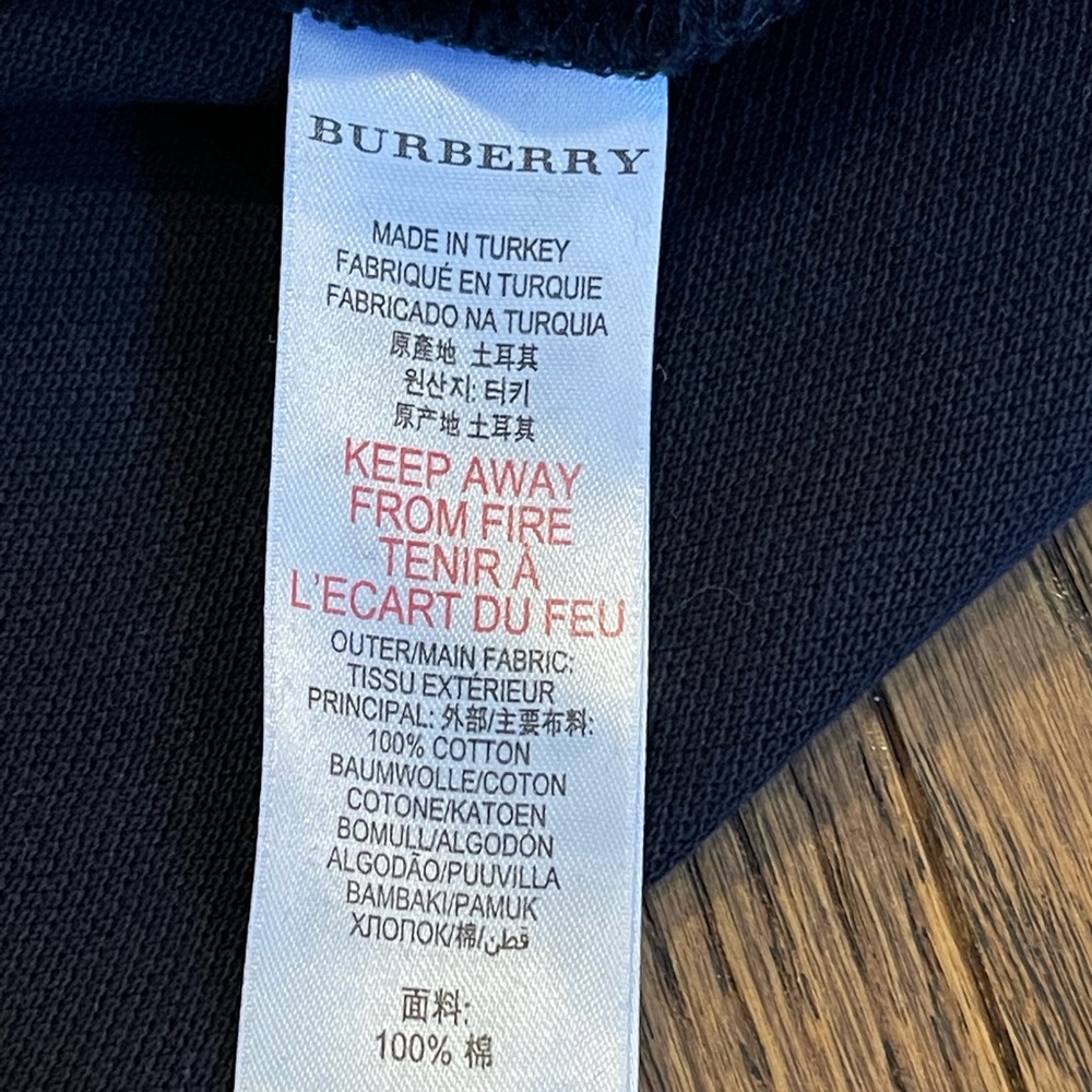 BURBERRY Pique Cotton Polo Shirt - Picture 9 of 10